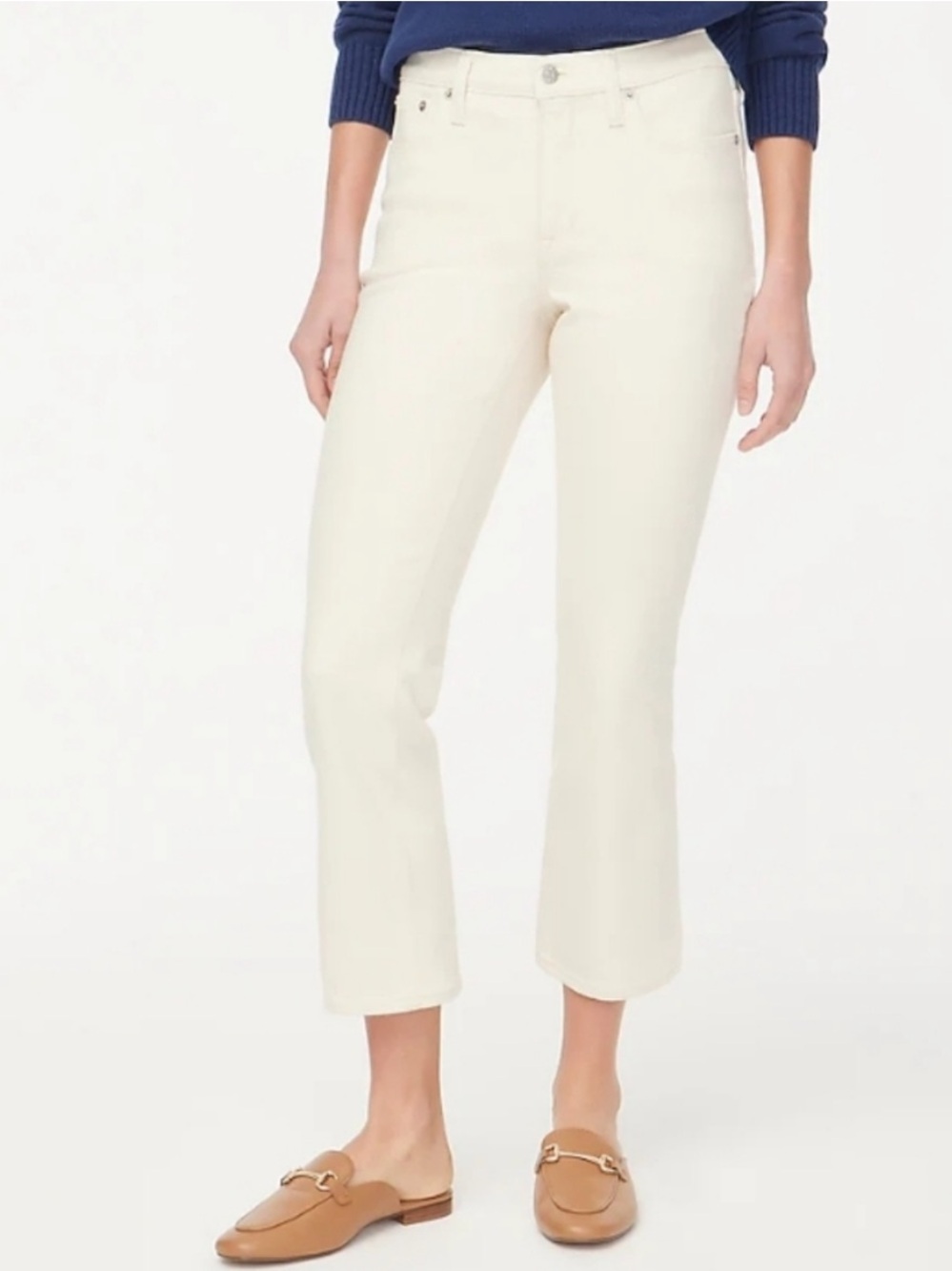J Crew factory flare crop jeans